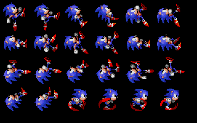 sonic 1 title sprites